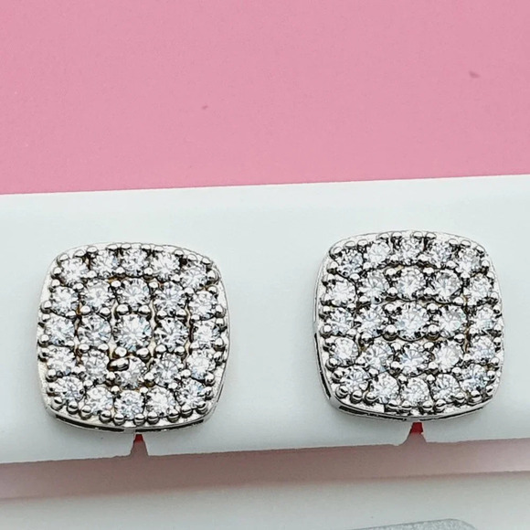 "925 Sterling Silver Cubic Zirconia Earrings, U19254556 - Picture 4 of 11